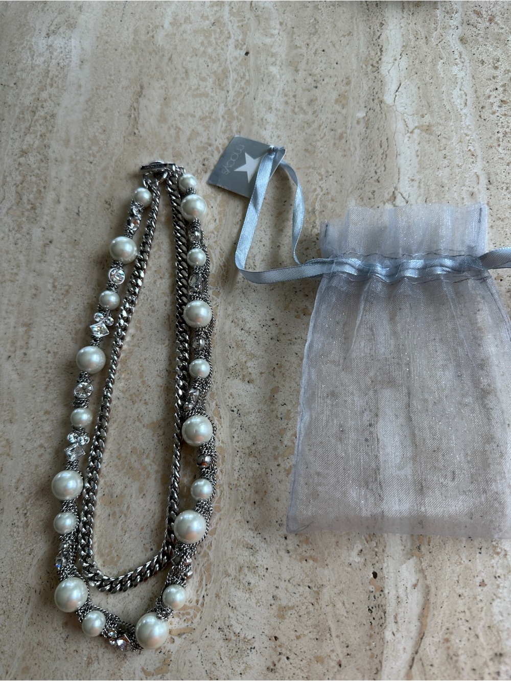 Givenchy Pearl and Crystal Multi-Strand Necklace - custom jewelry collection